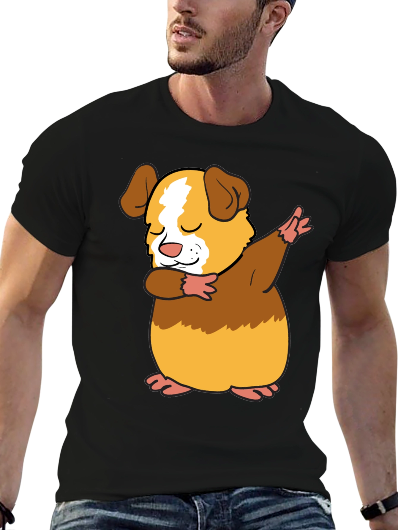 Dabbing Guinea Pig T-Shirt - Funny Pet Lover Tee