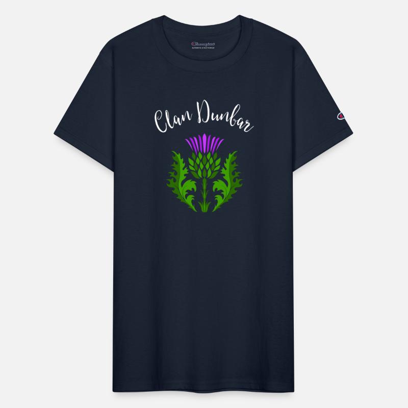 Clan Dunbar Surname Thistle Flower Scottish Clan