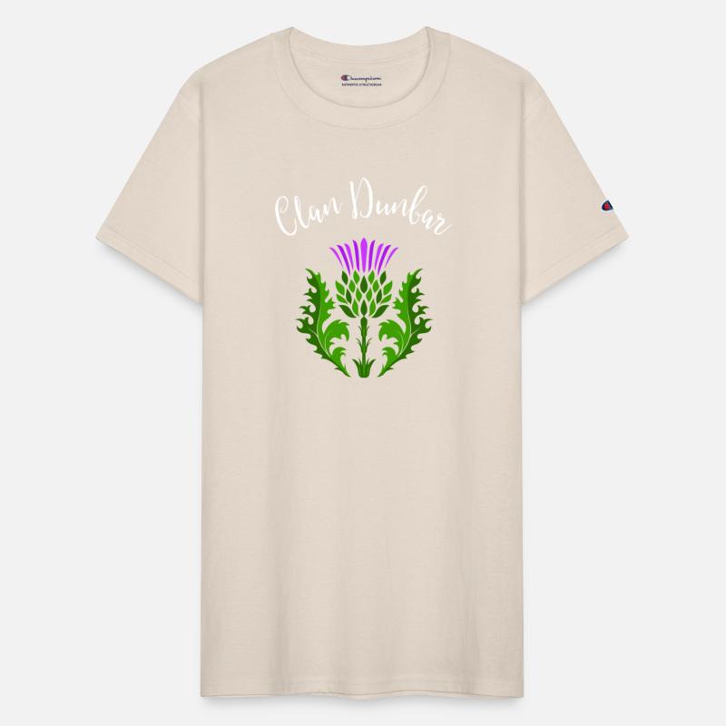 Clan Dunbar Surname Thistle Flower Scottish Clan
