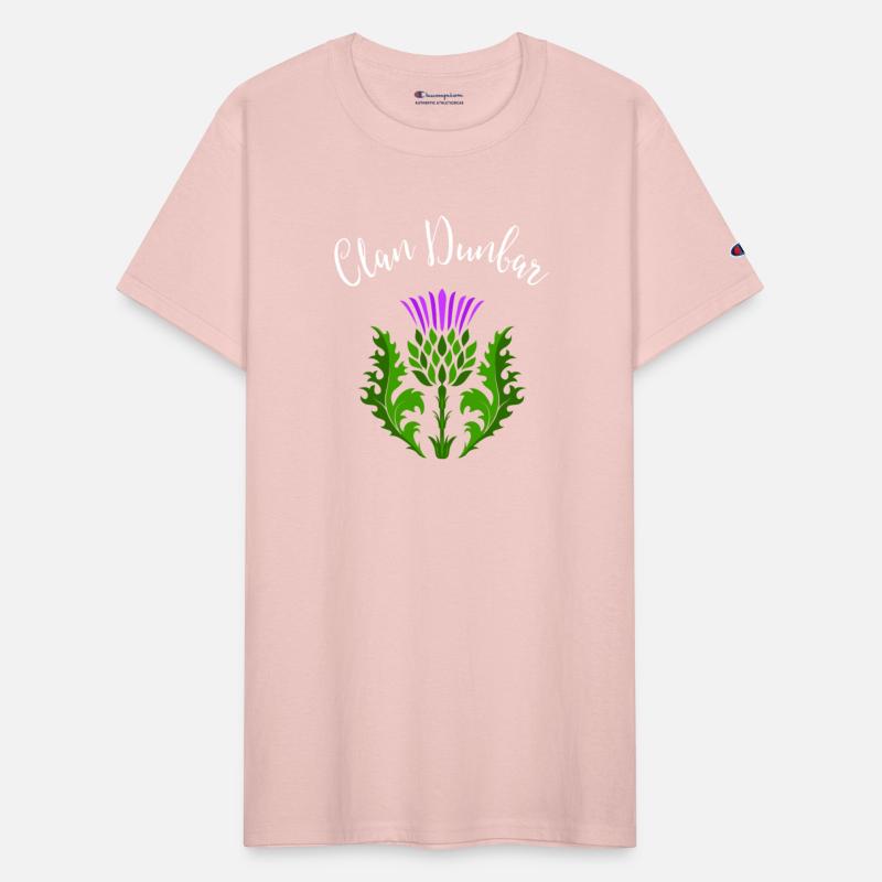 Clan Dunbar Surname Thistle Flower Scottish Clan