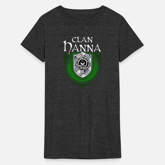 Clan Hanna Scottish Crest Badge and Tartan