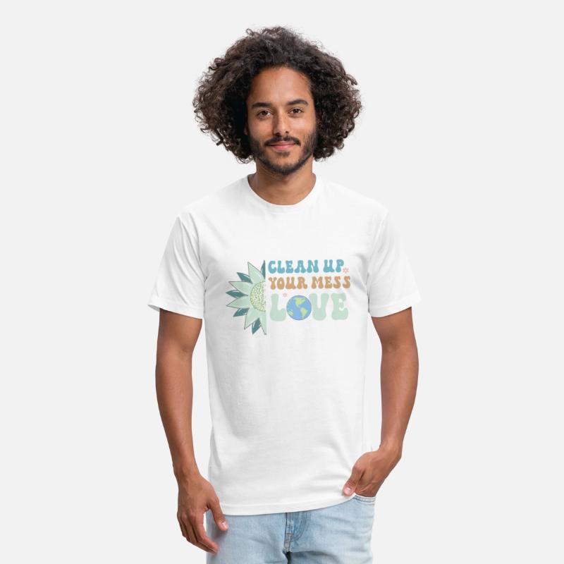 Clean Up Your Mess Quote, Earth Day Design