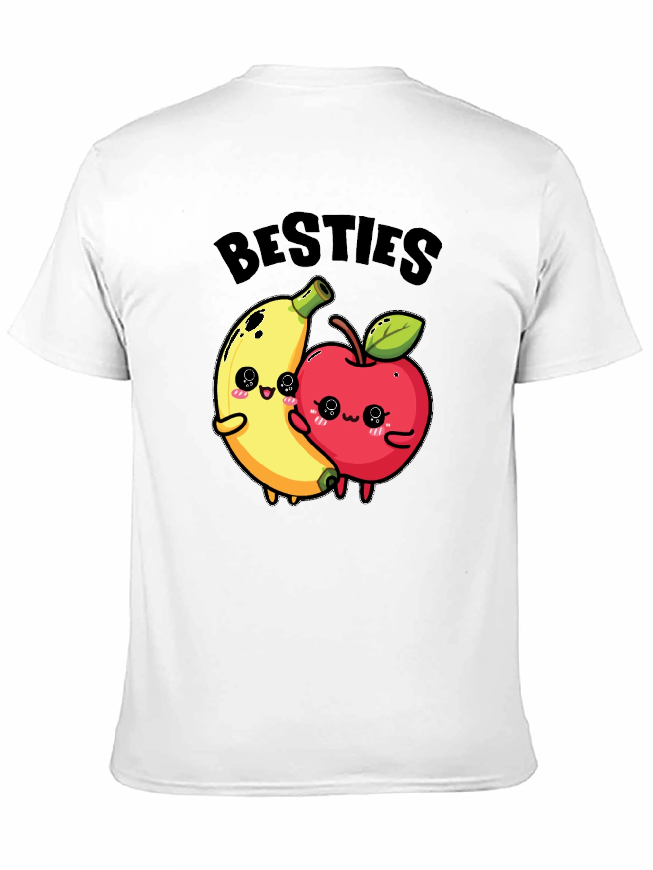 Besties Banana & Apple Graphic T-Shirt