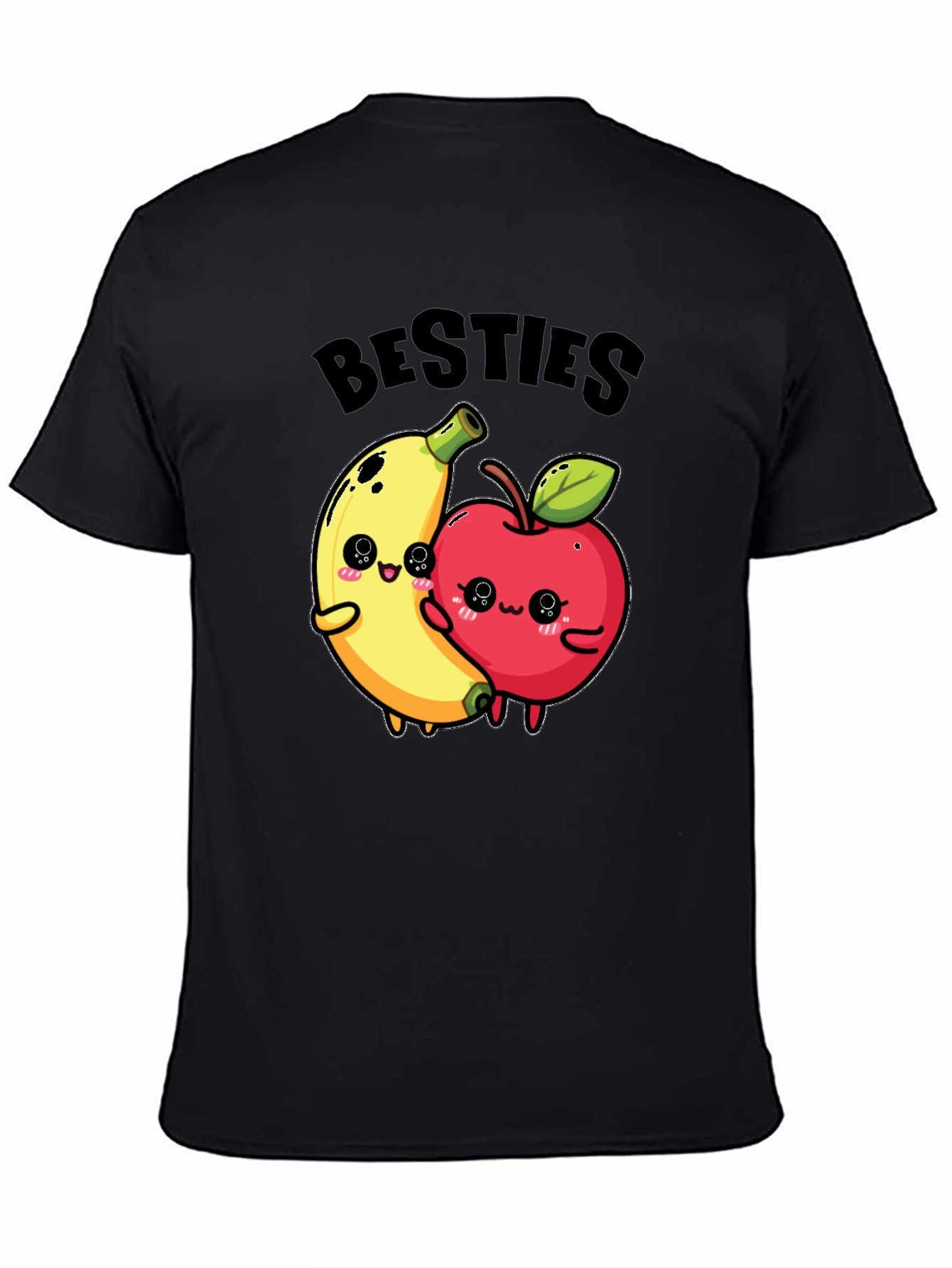 Besties Banana & Apple Graphic T-Shirt