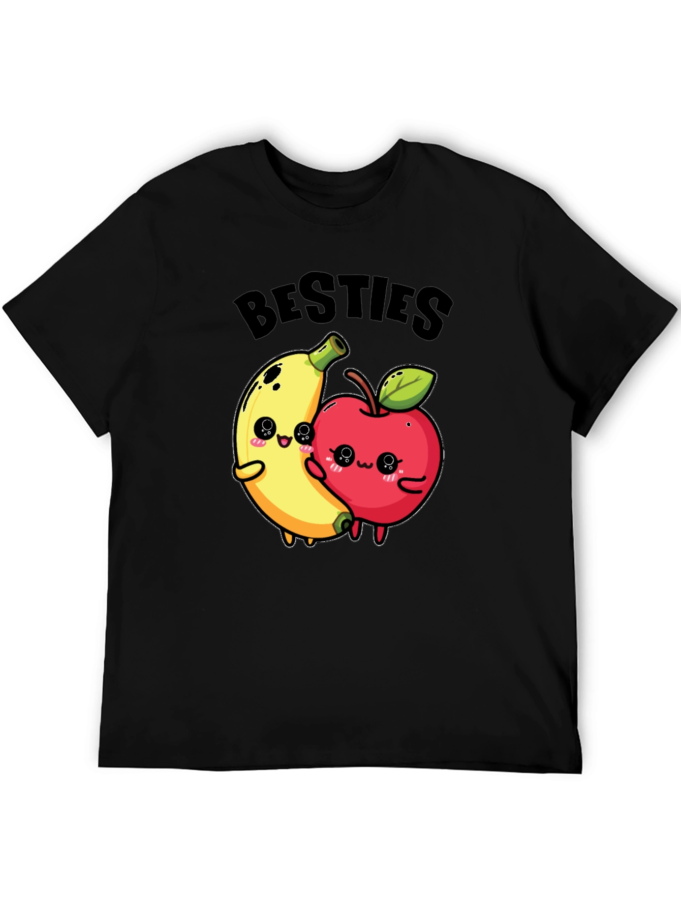 Besties Banana & Apple Graphic T-Shirt