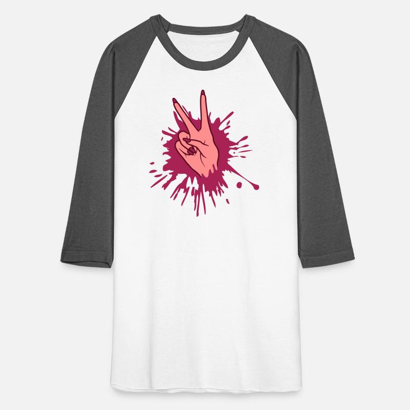 Color blob Victory hand