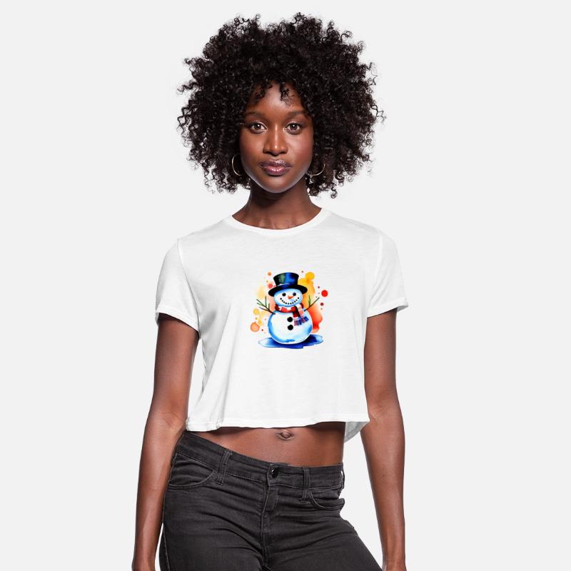 Color Splash: snowman