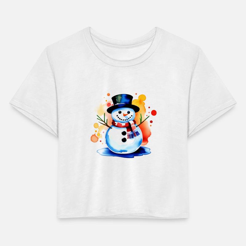 Color Splash: snowman
