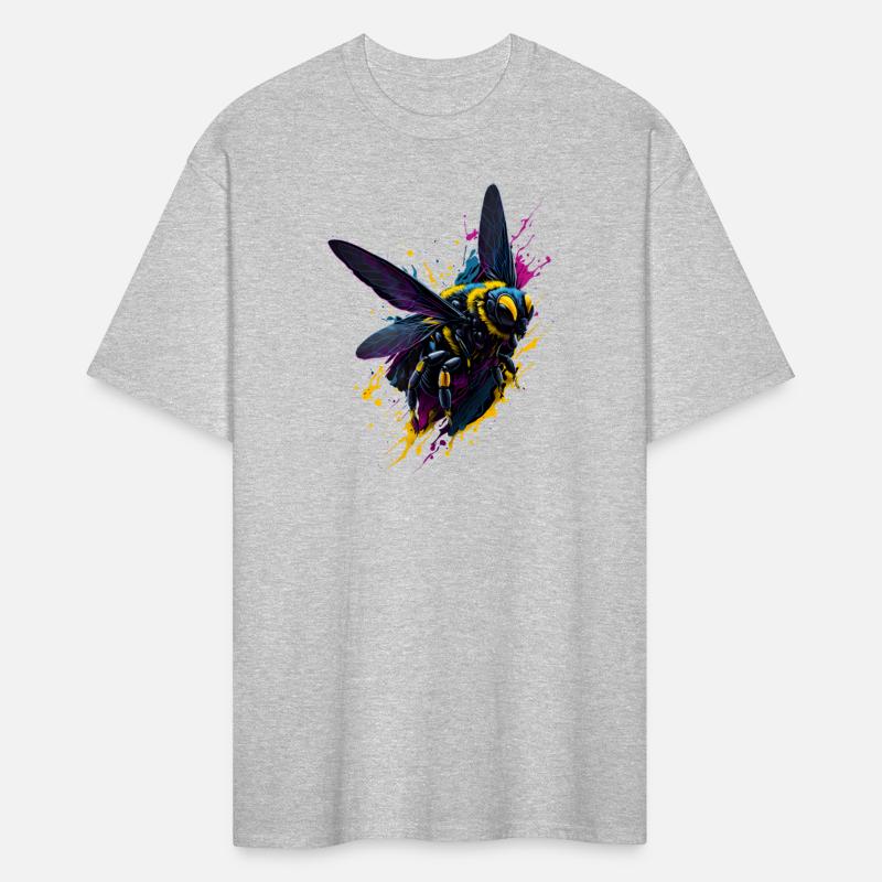 Colorful Flying Wasp