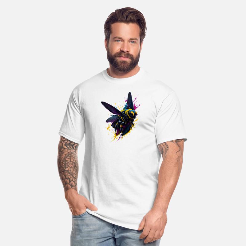 Colorful Flying Wasp