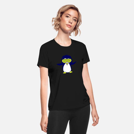 Cool Funny DJ Penguin Bird Animal Music Club Party