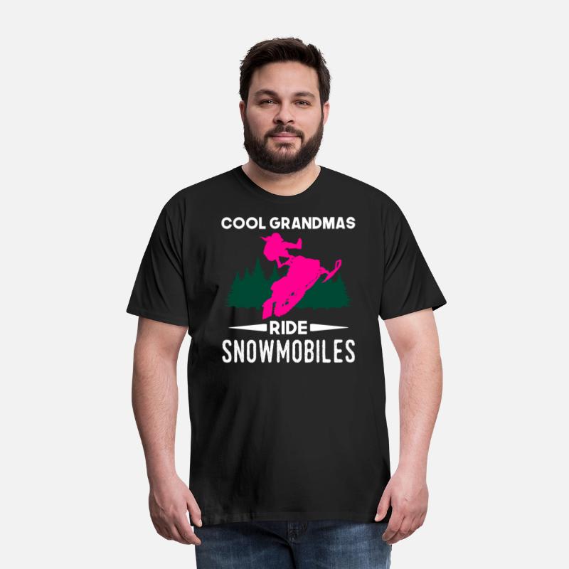 Cool Grandmas Ride Snowmobiles Snowmobiling Woman