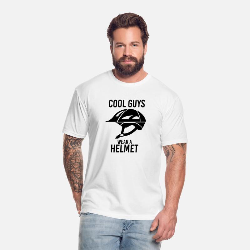 Cool guys wear a helmet - bike safety