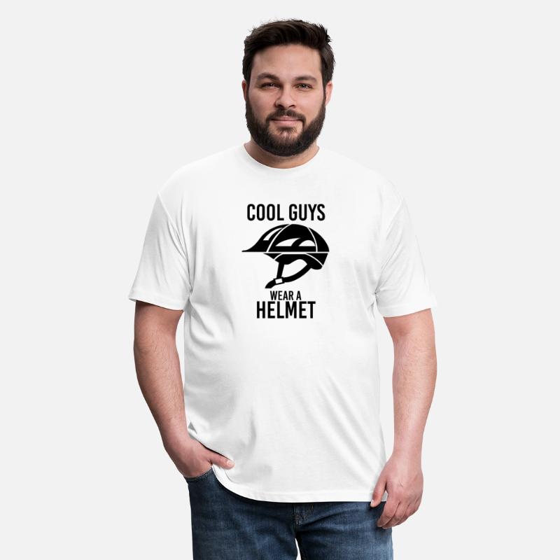 Cool guys wear a helmet - bike safety
