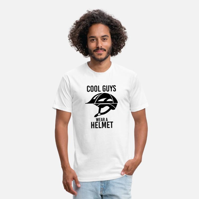 Cool guys wear a helmet - bike safety