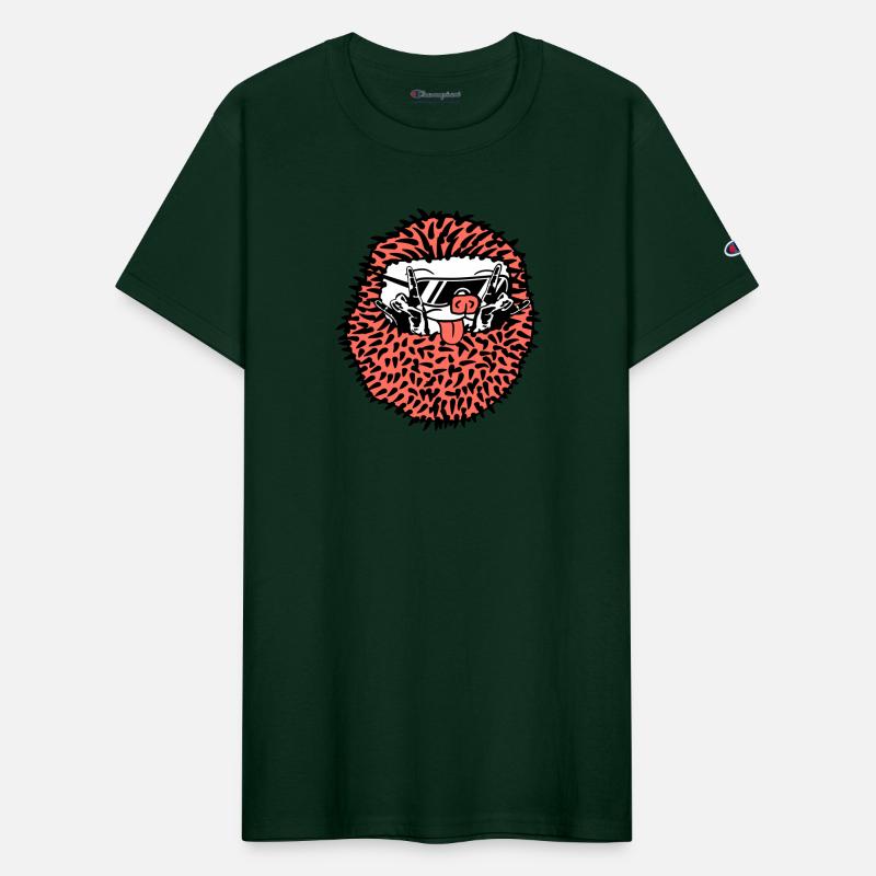 Cool Hedgehog Heavy Metal Music Horns Hand Gesture