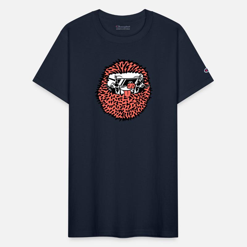 Cool Hedgehog Heavy Metal Music Horns Hand Gesture