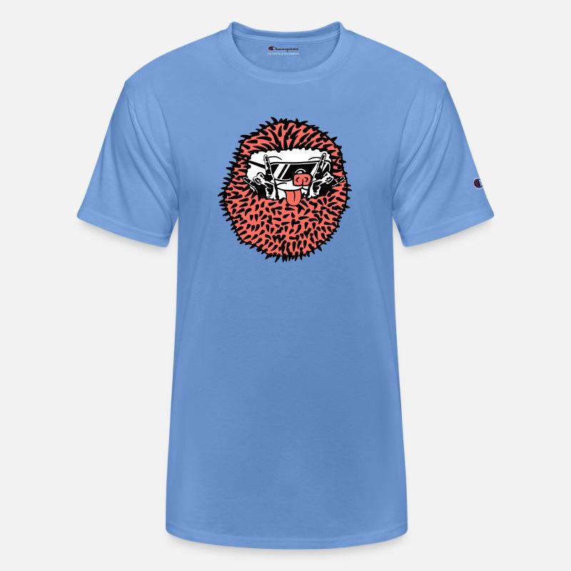 Cool Hedgehog Heavy Metal Music Horns Hand Gesture