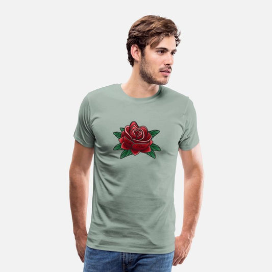 cool motivations words on rose flower tshirt desig