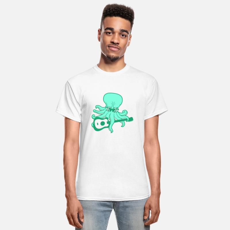 Cool Octopus Kraken Squid Plays Guitar Guitarist