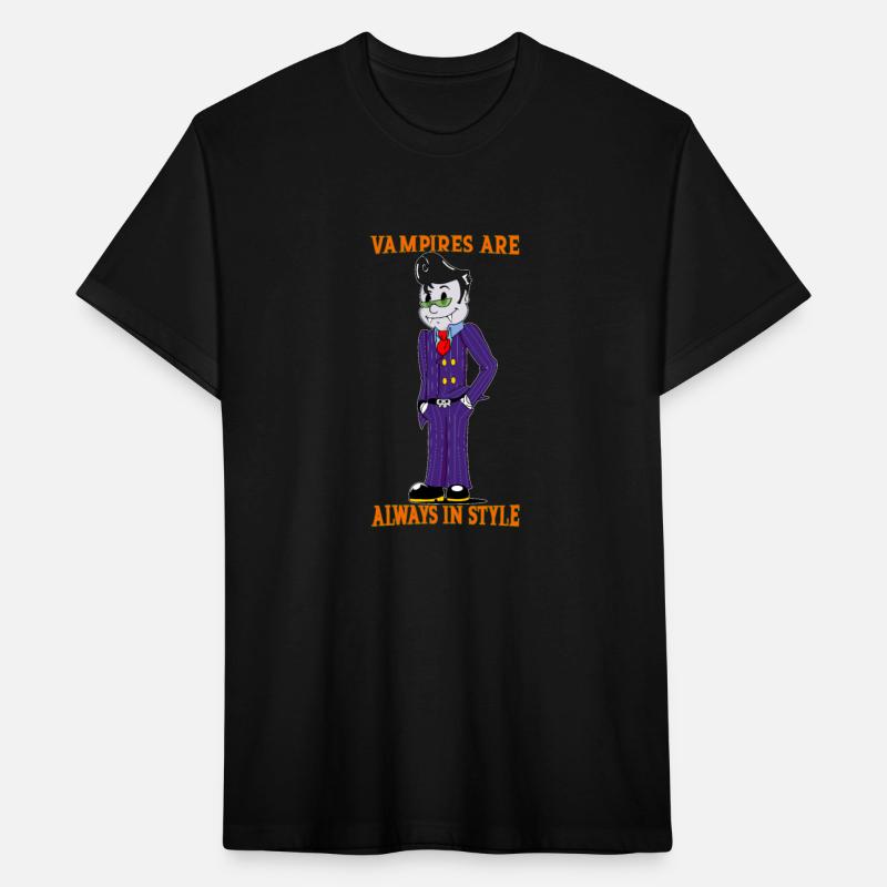 Cool Retro Cartoon Vampire Rubberhose Illustration