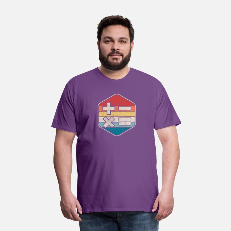 Cool Retro Math Art For Math Teacher Student