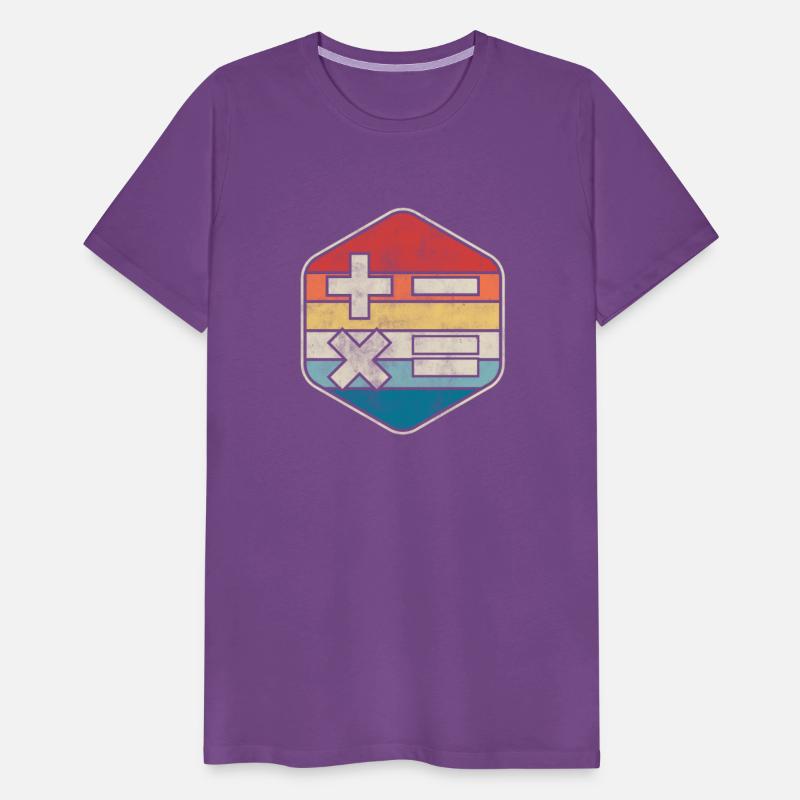 Cool Retro Math Art For Math Teacher Student