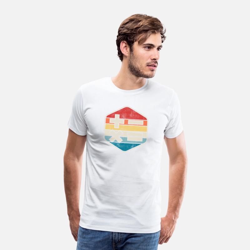 Cool Retro Math Art For Math Teacher Student