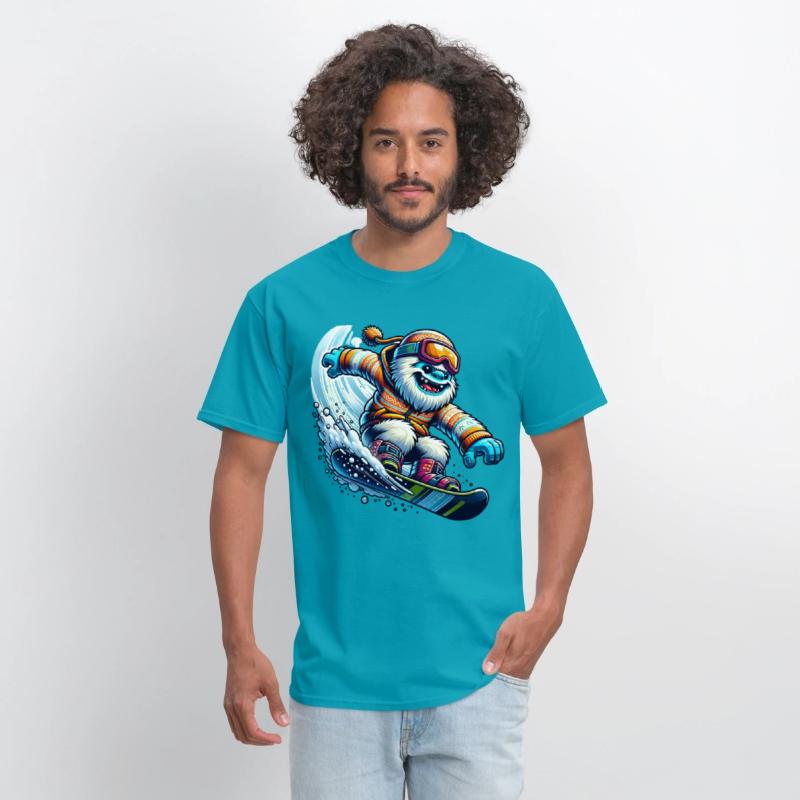 Cool Snowboarding Yeti Adventure