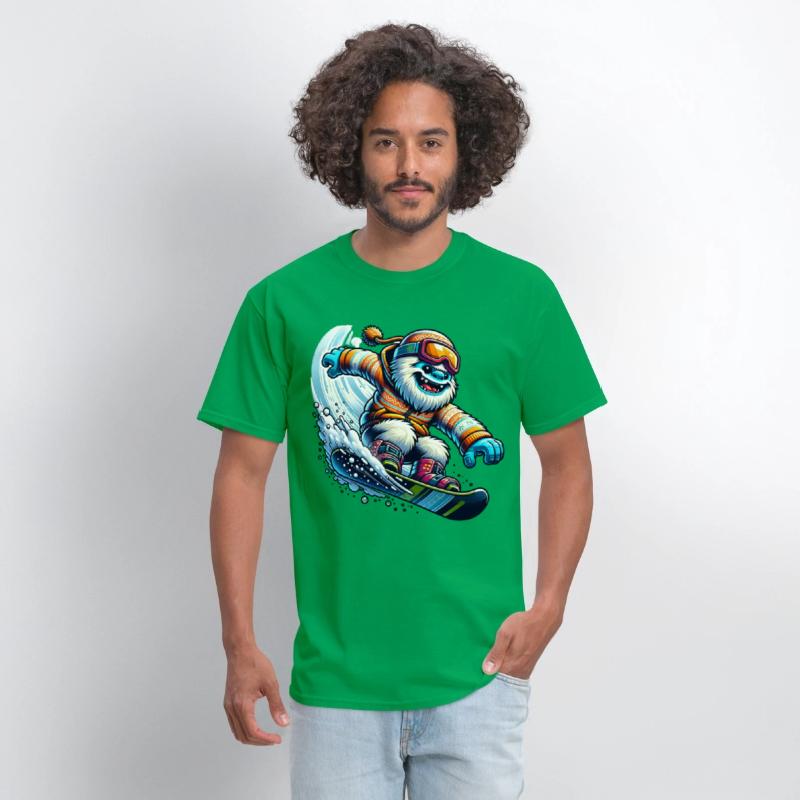 Cool Snowboarding Yeti Adventure