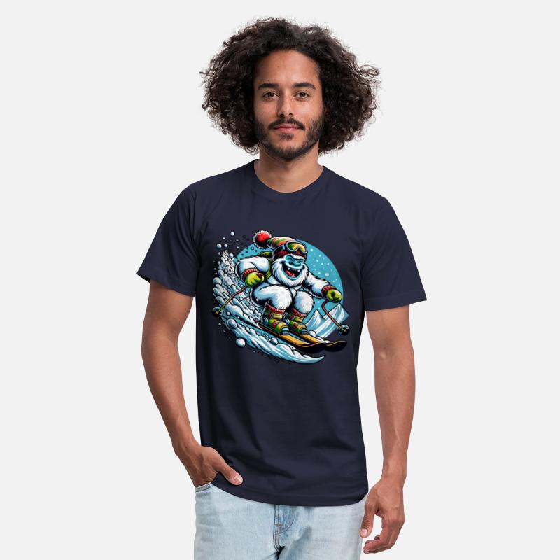 Cool Yeti Skiing Adventure Fun