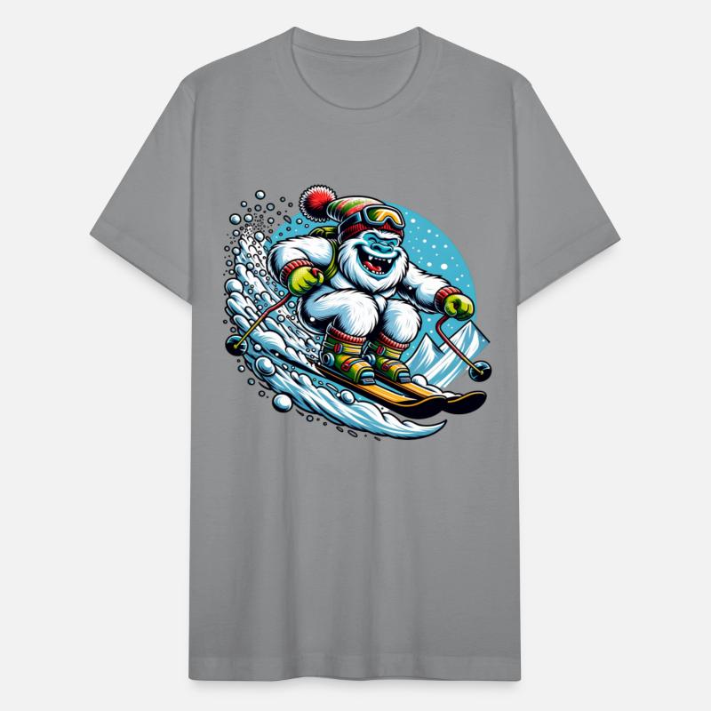 Cool Yeti Skiing Adventure Fun