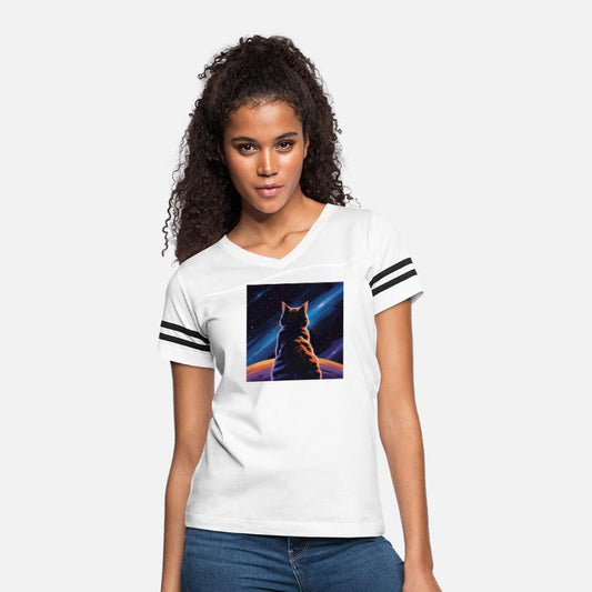 Cosmic Cat Stargazing Design