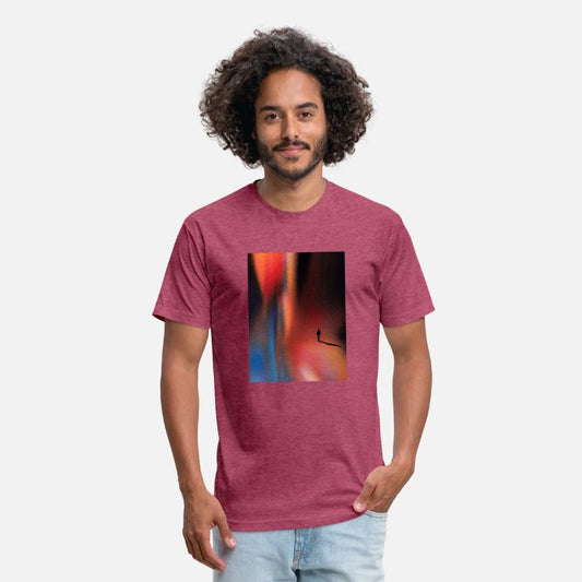 Cosmic Desert Wanderer Grain Texture Tee