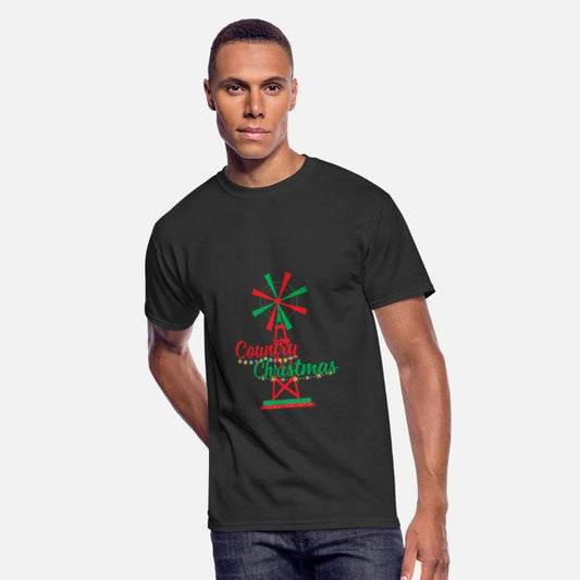 Country Christmas Windmill With Ornaments