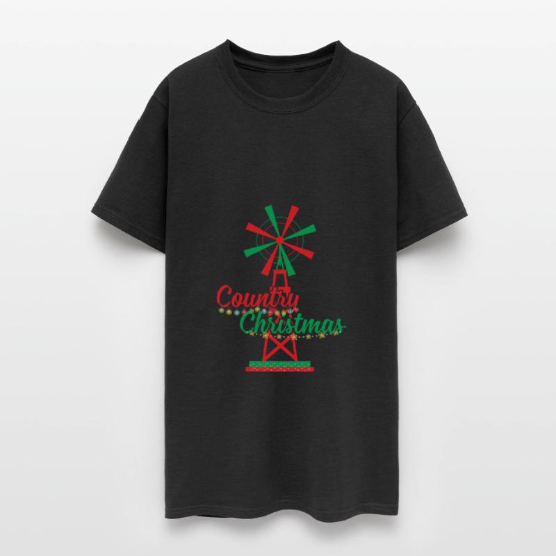 Country Christmas Windmill With Ornaments