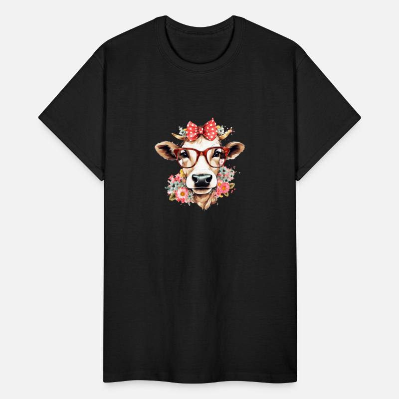 Cow Blossom: Beautiful and Vibrant Cow Design with