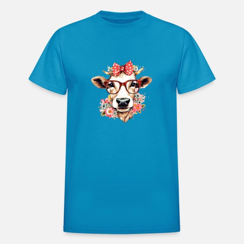 Cow Blossom: Beautiful and Vibrant Cow Design with