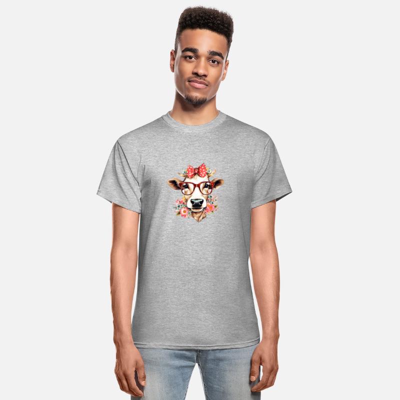 Cow Blossom: Beautiful and Vibrant Cow Design with