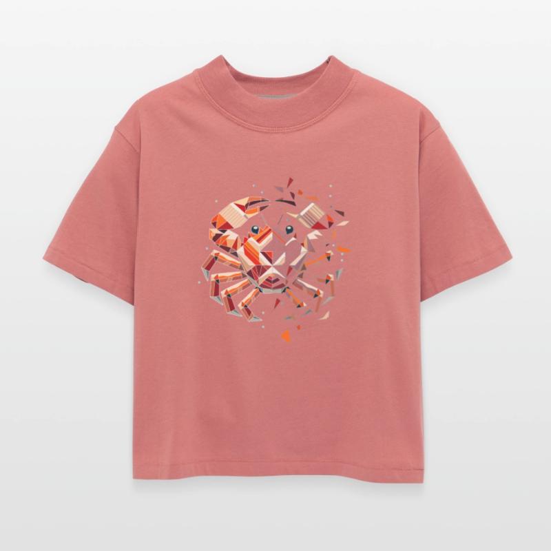Crab Motif - Fragile Beauty of the Sea