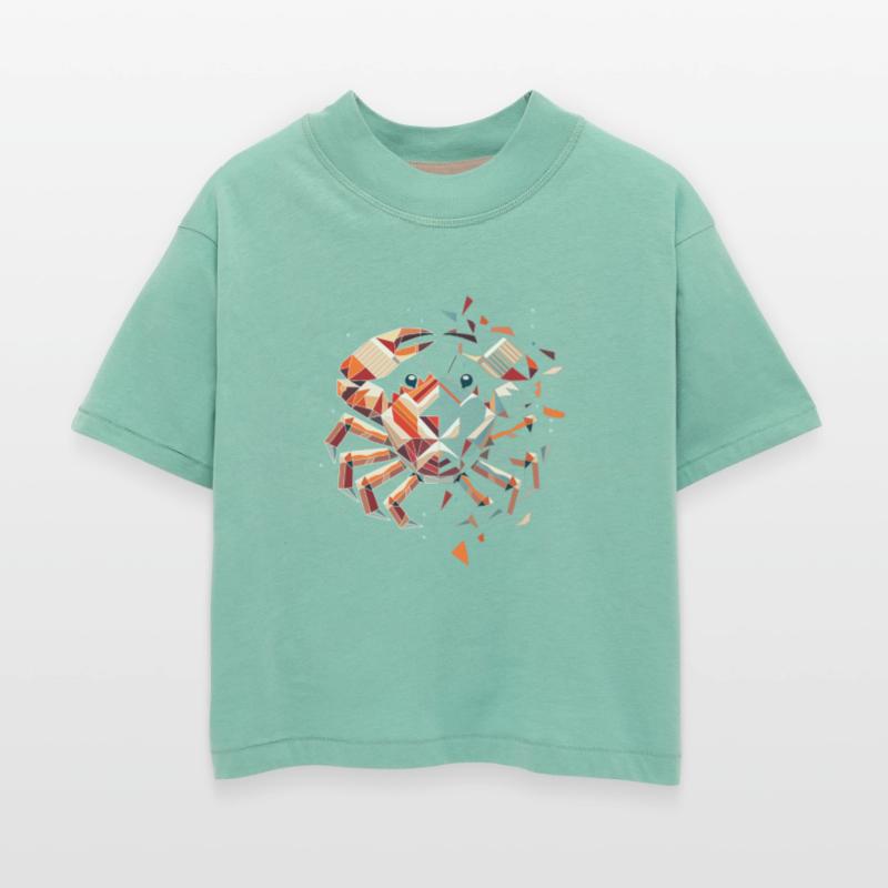 Crab Motif - Fragile Beauty of the Sea