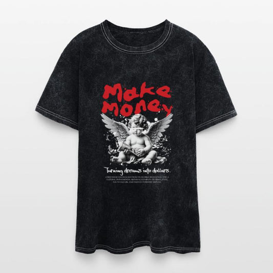 Crazy Money Angel Tee – Chaotic Hustler Street Art