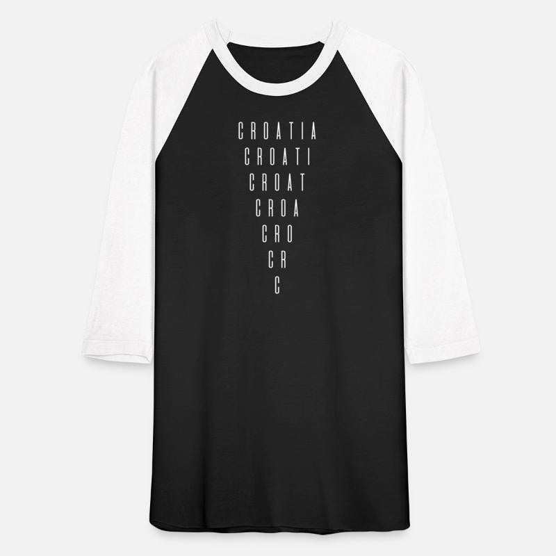 Croatia Inverted Triangle Word Croatian