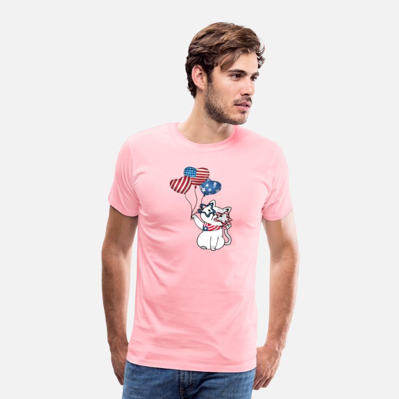CUTE CAT CELEBRATING FOURTH OF JULY