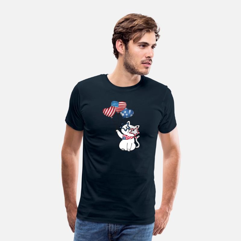 CUTE CAT CELEBRATING FOURTH OF JULY