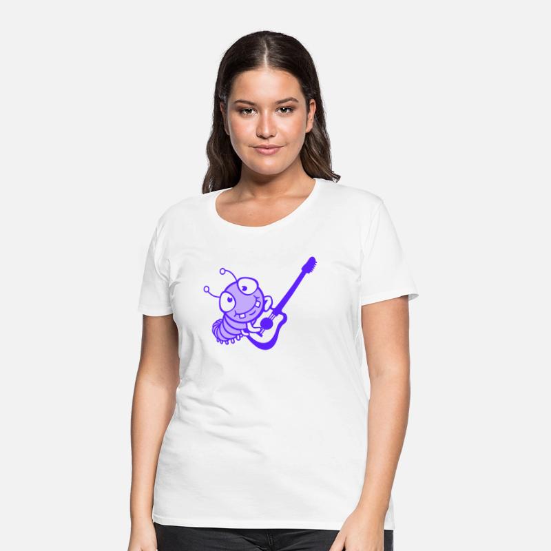 Cute Caterpillar Plays Guitar Bass Party Guitarist