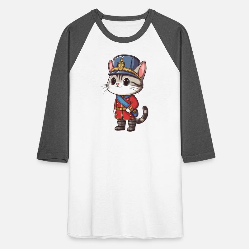 Cute Kawaii Cat as UK Queens Guard Graphic