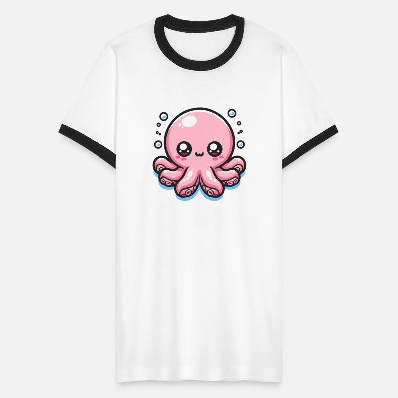 Cute Kawaii Pink Octopus