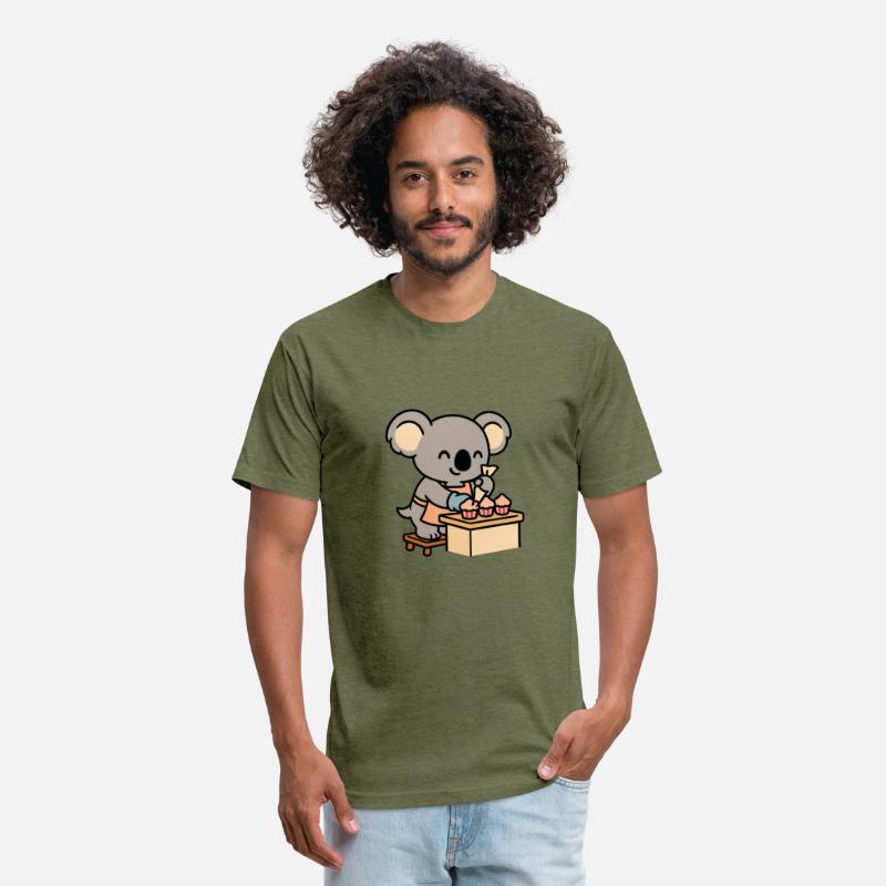 Cute Koala Decorating Cupcakes