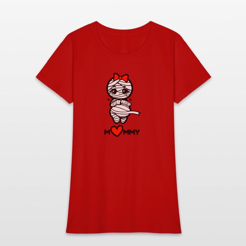 Cute Pregnant Mommy Mummy Cartoon